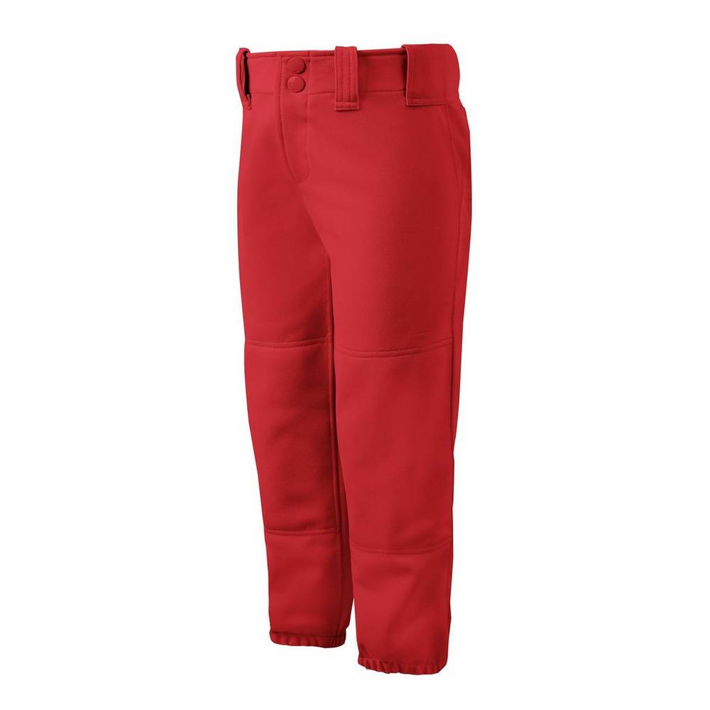 Damske Tepláky Mizuno Belted Softball Červené Vypredaj SDBF94365